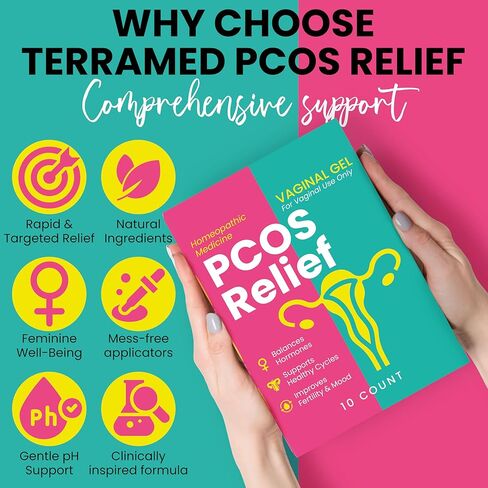 PCOS Support for Fertility & Cycle Health | Hormone Balance for Women | Helps with Irregular Cycles, Vaginal Dryness, Pelvic Discomfort & Mood Swings | Includes 10 Pre-Filled Applicators in Saudi Arabia