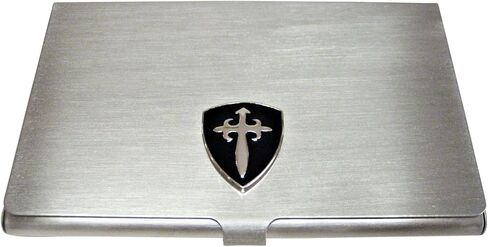 Black Medieval Shield Business Card Holder in Kuwait