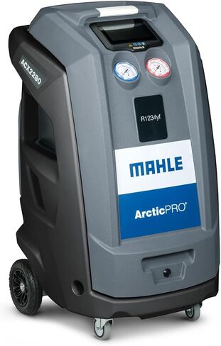 Mahle ACX2150 ArcticPRO R134a آلة خدمة استعادة التيار المتردد وإعادة الشحن وإعادة التدوير، شاشة LCD تعمل باللمس سعوية مقاس 7 بوصات، واجهة مستخدم بديهية، معرف سائل التبريد، حقن صبغ بالأشعة فوق البنفسجية، تطبيق الهاتف المحمول الذكي in Kuwait