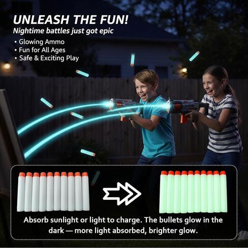 مجموعة ذخيرة من 1000 قطعة سهام قابلة لإعادة التعبئة متوافقة مع Nerf N-Strike Elite 2.0 Series DinoSquad - تعمل مع جميع قاذفات Elite باللون الأبيض in Kuwait