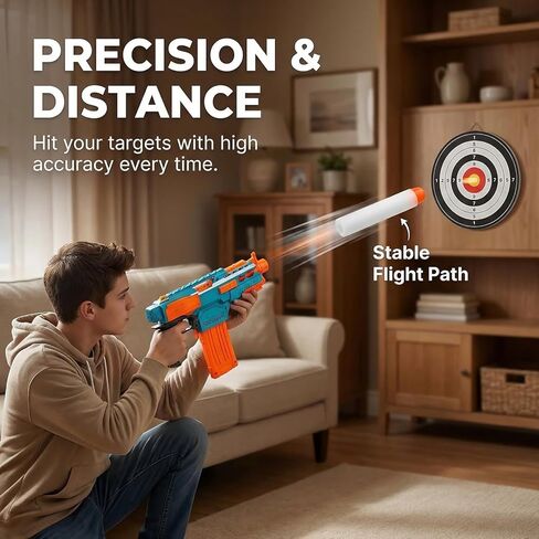مجموعة ذخيرة من 1000 قطعة سهام قابلة لإعادة التعبئة متوافقة مع Nerf N-Strike Elite 2.0 Series DinoSquad - تعمل مع جميع قاذفات Elite باللون الأبيض in Kuwait