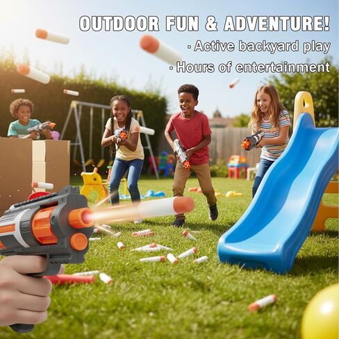 مجموعة ذخيرة من 1000 قطعة سهام قابلة لإعادة التعبئة متوافقة مع Nerf N-Strike Elite 2.0 Series DinoSquad - تعمل مع جميع قاذفات Elite باللون الأبيض in Kuwait
