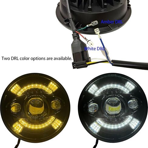 Motorcycle 7 inch Headlight for Harley Street Glide/Tri Glide, Compatible with Road King in Saudi Arabia