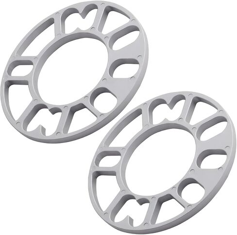 YoRise 2PCS 5 mm Car Wheel Spacers, PCD 100-120mm Aluminum Alloy Hub Centric Wheel Spacer for 4 & 5 Lug, Universal Car Tire Accessory for 4X100, 4X114.3, 5x108, 5x112, 5x120 Bolt Pattern(5MM) in Kuwait