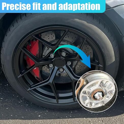 YoRise 2PCS 5 mm Car Wheel Spacers, PCD 100-120mm Aluminum Alloy Hub Centric Wheel Spacer for 4 & 5 Lug, Universal Car Tire Accessory for 4X100, 4X114.3, 5x108, 5x112, 5x120 Bolt Pattern(5MM) in Kuwait
