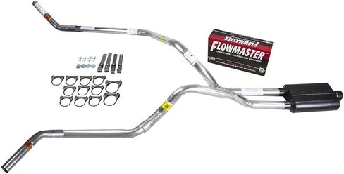 Truck Exhaust Kits - DIY dual exhaust system 2.5 pipe Flowmaster Super 44 Corner exit in Kuwait