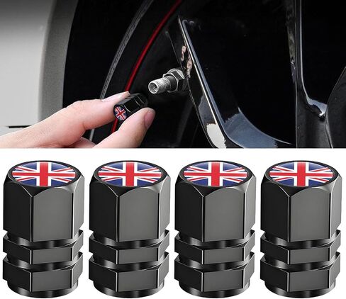4 Pack Aluminum Tire Valve Stem Caps, with Internal Rubber O-Ring Compatible with Lexus F Sport,Universal Fit for Cars, SUVs, Trucks, Motorcycles, Bikes in Kuwait