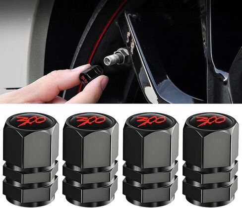 4 Pack Aluminum Tire Valve Stem Caps, with Internal Rubber O-Ring Compatible with Lexus F Sport,Universal Fit for Cars, SUVs, Trucks, Motorcycles, Bikes in Kuwait