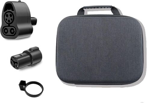 Charger Storage Bag Charger Adapter Organizer Box Travel Case for Electric Car Charging Auto Accessories,Compatible for Tesla CCS1 J1772 in Saudi Arabia