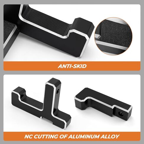Trunk Grocery Bag Hooks Aluminum for Ford Bronco 2021-2025 4-Door, Black Interior Organizer T+J Shaped Accessories in Saudi Arabia