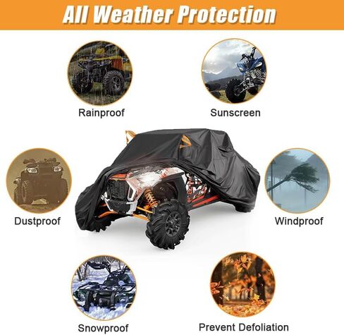 UTV Covers for Arctic Cat Wildcat 1000 / X 2012–2017, Water-Resistant Heavy Duty Quad Oxford Cloth Protection Covers with Reflective Strip, All Weather Outdoor Storage in Saudi Arabia