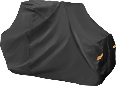 غطاء UTV لـ Can-am Commander MAX XT XT-P غطاء مقاوم للماء جنبًا إلى جنب في الهواء الطلق حماية من تخزين المطر والشمس باللون الأسود 163.39 بوصة × 63.78 بوصة × 74.02 بوصة لوازم المركبات in Kuwait