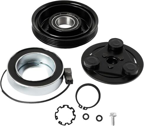 AC Compressor Clutch Kit Fit for 2002-2007 Impreza 2.5L & 2002-2005 Impreza 2.0L, for 2005-2006 9-2X 2.5L & 2005 9-2X 2.0L, Clutch Assembly Repair Kit Replace for 73111FE040 3B461-45010 in Kuwait