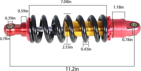 285mm 11inch Rear Shock Absorber Motorcycle Replacement for Dirt Bike in Saudi Arabia