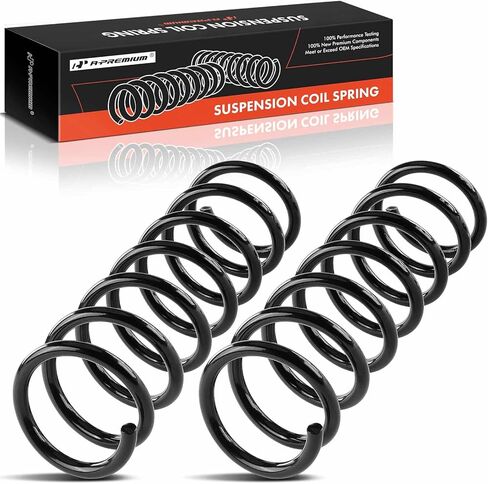 A-Premium Front Coil Springs Compatible with Toyota Tacoma 1995-2004, Driver and Passenger Side, 2-Pack, 4WD Only, Replace# 4813104050 in Kuwait