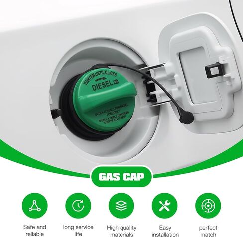 Homesweet Upgraded Gas Fuel Tank Caps 8C3Z-9030-C FC1068 for 2009-2017 Ford F450 Truck V8 6.4L Gas Cap in Saudi Arabia