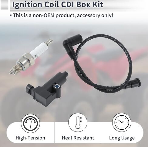 مجموعة ملف الإشعال CDI Box لـ Hisun UTV 250 2015-2018 لـ Massimo Gunner 250 2016-2025 لـ Coleman UT400 2020-2025 مع نعل منظم مقوم الجهد الكهربي 28198992/28159579 in Kuwait