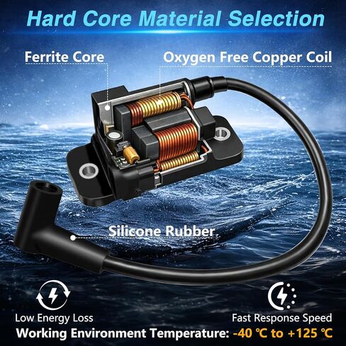 CDM Module Ignition Coil Compatible with Mercury Outboard 30-300HP Force Replace # 827509A10, 827509A7, 827509T7, 114-7509 (3 PCS) in Kuwait