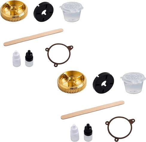 Corvette C5 Headlight Bronze Gear Repair Kit, 2 Pack for 1997-2004 Chevrolet, Motor Replacement Parts with Mounting Hardware in Saudi Arabia