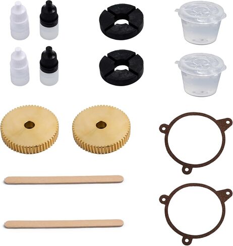 Corvette C5 Headlight Bronze Gear Repair Kit, 2 Pack for 1997-2004 Chevrolet, Motor Replacement Parts with Mounting Hardware in Saudi Arabia