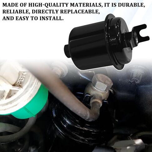 Fuel Filter for Honda Acura, Engine Gasoline Fuel Filter Compatable with 1988-2004 Honda Accord CR-V Civic Odyssey Prelude Acura CL EL RL TL Replacement OEM# PF-1200 16010S01A31 16010ST5932 GF735 in Kuwait