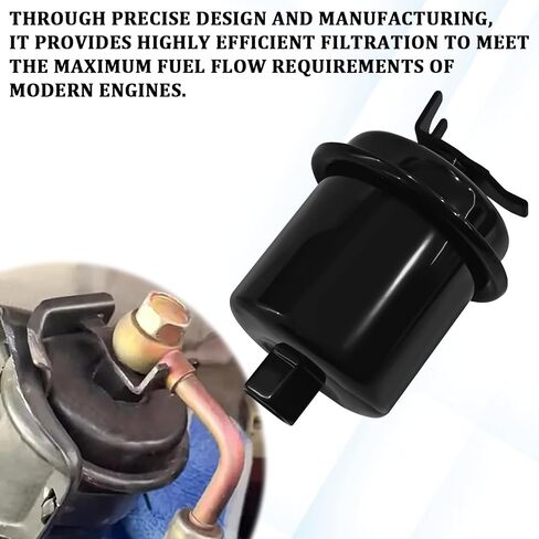 Fuel Filter for Honda Acura, Engine Gasoline Fuel Filter Compatable with 1988-2004 Honda Accord CR-V Civic Odyssey Prelude Acura CL EL RL TL Replacement OEM# PF-1200 16010S01A31 16010ST5932 GF735 in Kuwait