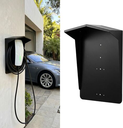 غطاء حماية لشاحن EV - سقف محطة شحن السيارة الكهربائية المقاوم للطقس لـ Tesla ومعظم شواحن EV | ملاءمة عالمية مع مجموعة التثبيت الكاملة in Kuwait