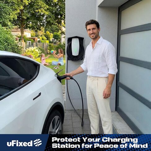 غطاء حماية لشاحن EV - سقف محطة شحن السيارة الكهربائية المقاوم للطقس لـ Tesla ومعظم شواحن EV | ملاءمة عالمية مع مجموعة التثبيت الكاملة in Kuwait