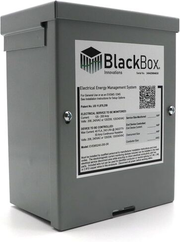 EV Charger BLACKBOX 240 V NEMA 3R 125-200A Service Size Weatherproof - No Electrical Panel or Service Upgrade Required Allows 240 Volt up to 60Amp EV Fast Charge Rate EV Load Management. in Saudi Arabia