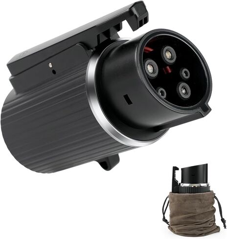 Tesla to J1772 Adapter, NACS to J1772 Converter 80A 240V, Compatible with Tesla High Powered/Wall/Destination/Mobile Chargers for Ford, BMW, Audi, Rivian & More J1772 EVs in Kuwait