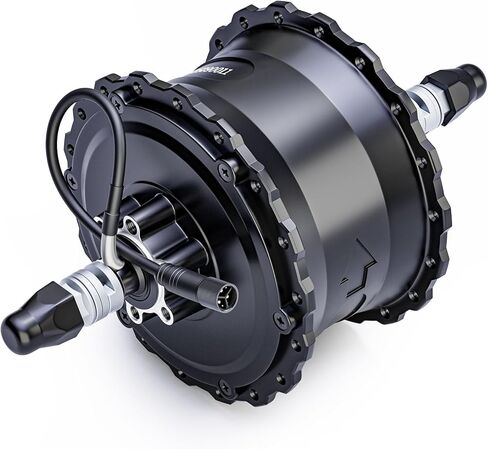 Electric Bicycle Hub Motor, 48V 1000W 9Pins Rear Wheel Motor, IP65 Waterproof Aluminum Alloy Construction, Compatible with 20/24/26-inch Rims. 34MPH, Suitable for DIY Electric Bicycle Conversions in Saudi Arabia