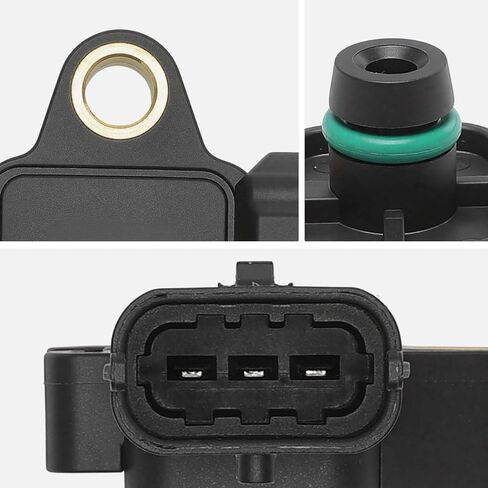 مستشعر AISIN AFTERMARKET PRSGM-00074 للضغط المطلق المنوع (MAP) - متوافق مع شيفروليه سيلفرادو 1500 إكوينوكس، سيلفرادو 2500 سيلفرادو 3500 HD، جي إم سي سييرا 1500، سييرا 2500 HD in Kuwait