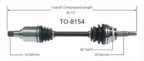 TO-8154 CV Axle Shaft in Saudi Arabia