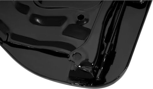 Gas Cap Cover Compatible with 2005-2015 Toyota Tacoma Double Cab Short 5FT Bed Fuel Filler Door Cover Fuel Gas Tank Door Cap Replacement for 7730504904 Steel Unfinished Black in Kuwait