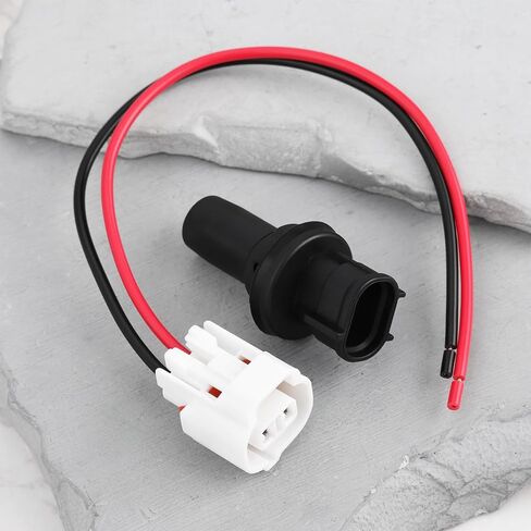 1 Set 2-Pin Front Headlight Side Marker Lamp Socket with Connector 6189-0031 Compatible with Toyota MDX ES is NX in Kuwait
