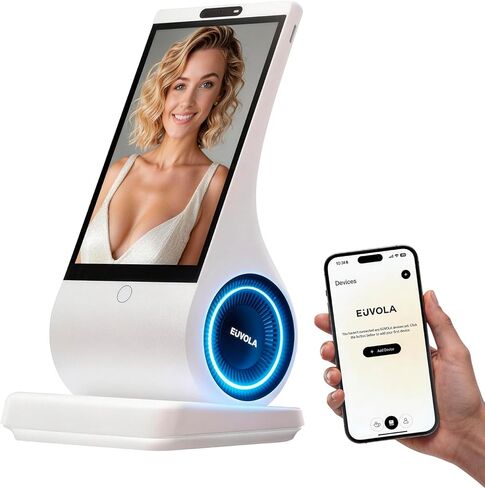 umissfun Emotional AI Companion Device,AI Chat Companion, AI Desktop Robot Companion,Voice Understanding,Personality Design,Tech&Gadget Gift,Geek,Desktop Setup,True Empathy AI-Grows with You (White) in Saudi Arabia