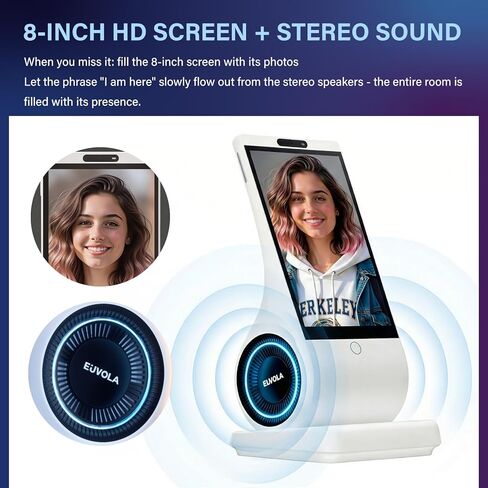 umissfun Emotional AI Companion Device,AI Chat Companion, AI Desktop Robot Companion,Voice Understanding,Personality Design,Tech&Gadget Gift,Geek,Desktop Setup,True Empathy AI-Grows with You (White) in Saudi Arabia