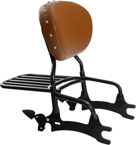 Green-L Passenger Sissy Bar مع مسند الظهر ورف الأمتعة ومجموعة بكرات التثبيت مناسبة لـ Indian Challenger Limited Dark Horse 2020-2025 Springfield 2016-2025 Roadmaster 2017-2025 Chieftain 2014-2025 in Kuwait