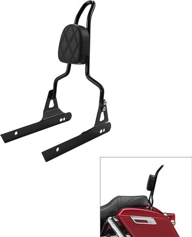 SLMOTO Detachable Backrest Sissy Bar Upright Fit For Harley Dyna Street Bob Wide Super Glide Low Rider FXD FXDB FXDC FXDL FXDWG FXDSE 2006-2017 in Kuwait