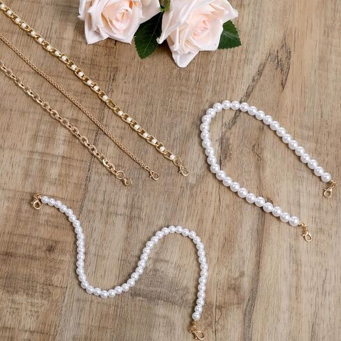 5 PCS Trucker Hat Chains, Gold Hat Charms Bill Decoration for Women Man, Pearl Metal Hat Chains for Women Trucker Hat, Stylish Hats Accessories for DIY Mesh Baseball Cap Netback Cap in Kuwait