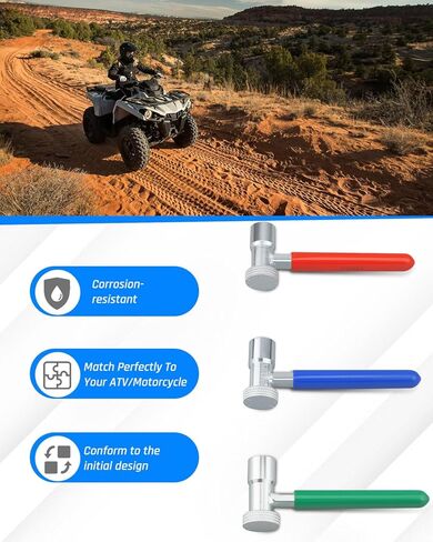 مجموعة مفاتيح ربط قابلة للتعديل لتخليص الصمامات للدراجات النارية ATVs وATCs، أدوات غماز صمام المحرك الصغيرة 2218 مجموعة من 6 قطع، مناسبة لهوندا هارلي ديفيدسون وياماها وكاواساكي بولاريس كان آم سوزوكي in Kuwait