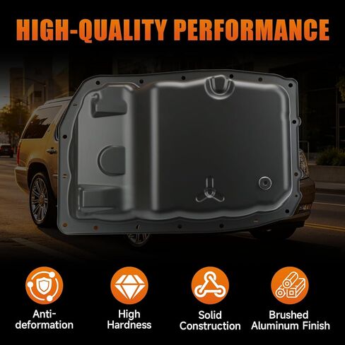 265-582 6L80 Transmission Oil Pan Kit Compatible with Cadillac Escalade Chevy Avalanche Camaro Silverado Suburban GMC Sierra Yukon XL 1500 Hummer H2 Replaces# 24222657 24224781 in Saudi Arabia