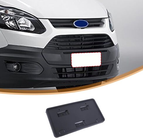 دعامة تثبيت لوحة الترخيص الأمامية للسيارة متوافقة مع Ford Explorer 2011-2015، خطاف سحب المصد الأمامي لوحة الترخيص حامل حامل العلامة مجموعة محول التثبيت OE:BB5Z17A385BA FO1068136 in Kuwait