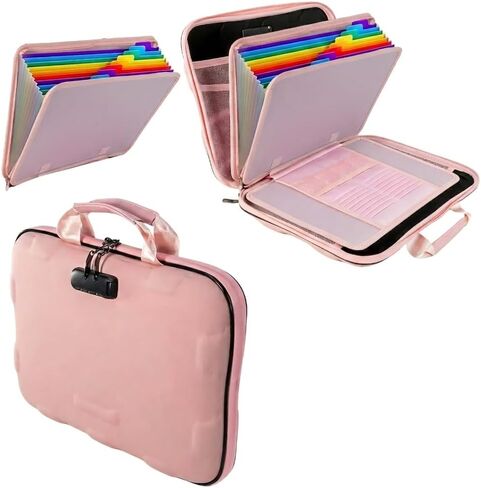 Fireproof Document Box, Fireproof Organizer Safe Box with Lock, Portable Office Storage Cabinet for Hanging Letter/Legal Size Folder/Certificate in Saudi Arabia