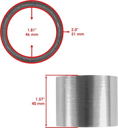 Caltric Muffler Pipe Gasket Compatible with Can-Am 707601544 707600955 in Kuwait