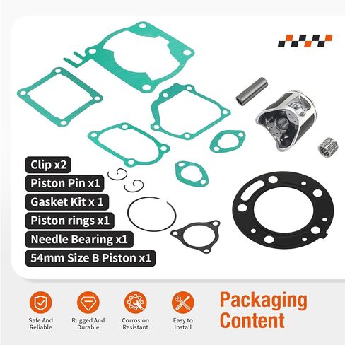 Top End Rubuild Kit 54mm Size B Piston For Honda CR125R 1992-1999 13110-KZ4-505 in Kuwait