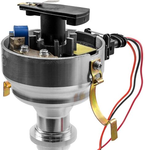 Speedmaster PCE376.1218.01 Compatible with Chevy SBC 350 BBC 454 8020 Series Pro Billet Ready to Run Distributor [Red] in Kuwait