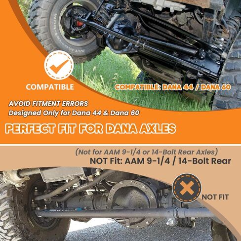 أداة تثبيت ختم المحور الأيمن Camoo 5041A لـ Dana 44 Dana 60 المحاور الأمامية، لكرايسلر دودج جيب رام قطع أدوات تثبيت ختم المحور (قضيب 18.5 بوصة، محول أختام 2.16 بوصة) in Kuwait