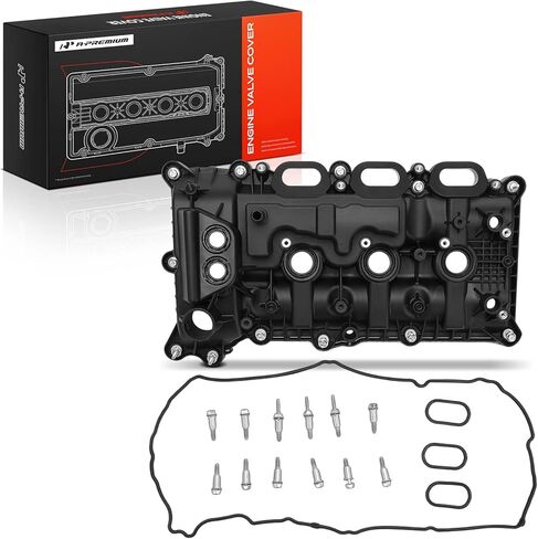 A-Premium Left Bank Engine Valve Cover with Valve Cover Gasket & Bolts Compatible with Ford F-150 2017-2020, Expedition 2018-2022 & Lincoln Navigator 2018-2023, V6 3.5L, Turbocharged in Kuwait