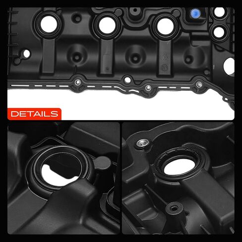 A-Premium Left Bank Engine Valve Cover with Valve Cover Gasket & Bolts Compatible with Ford F-150 2017-2020, Expedition 2018-2022 & Lincoln Navigator 2018-2023, V6 3.5L, Turbocharged in Kuwait